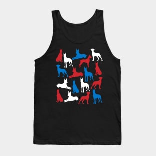 Patriotic Great Danes Dog America Flag 4Th Of July Tank Top